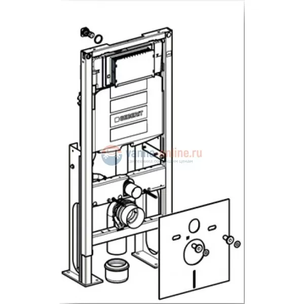 Инсталляция Geberit Duofix Sigma UP320, 111.380.00.5, усиленная, самонесущая Инсталляция Geberit Duofix Sigma UP320, 111.380.00.5, усиленная, самонесущая