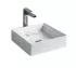 Раковина ArtCeram Scalino 38 SCL001 05; 00, накладная, цвет - белый матовый, 38 х 38 х 11.5 см