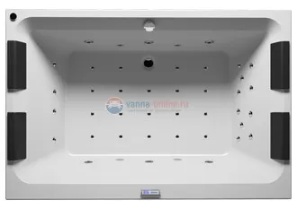 Ванна гидромассажная Riho Thermae Line Olivia 180х120 см BZ77