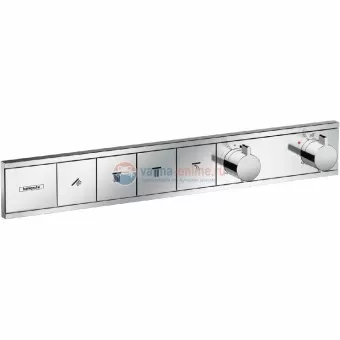 Смеситель для душа Hansgrohe RainSelect 15384000, 5 потребителей, термостатический, хром