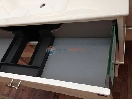 Тумба под раковину Opadiris Ибица 120 подвесная, 00-00003651, белый/золото Тумба под раковину Opadiris Ибица 120 подвесная, 00-00003651, белый/золото