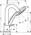 Смеситель на борт ванны Hansgrohe Logis 71313000 на 3 отверстия