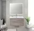 Тумба под раковину BelBagno Acqua-800 ACQUA-800-2C-SO-PS искусственный камень, цвет серый