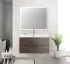 Тумба с раковиной Belbagno Acqua-900 ACQUA-900-2C-SO-RNG искусственный камень, цвет коричневый