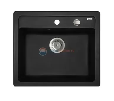 Кухонная мойка Iddis Vane G V01B571i87 57 x 50 x 22.7 см, Granucryl, 1 чаша, черный