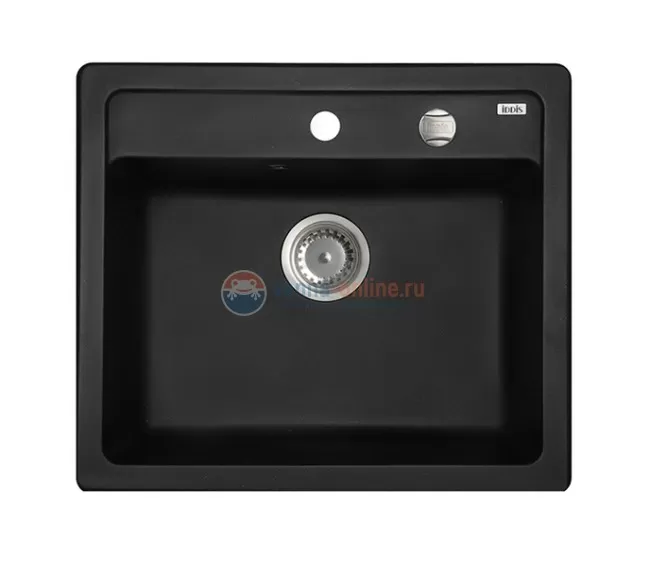 Кухонная мойка Iddis Vane G V01B571i87 57 x 50 x 22.7 см, Granucryl, 1 чаша, черный