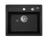 Кухонная мойка Iddis Vane G V01B571i87 57 x 50 x 22.7 см, Granucryl, 1 чаша, черный