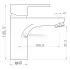 Смеситель для раковины BelBagno Loyd LOY-LVM-CRM
