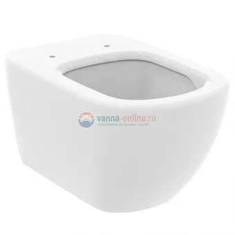 Подвесной унитаз Silk White (матовый белый)  Ideal Standard TESI SILK WHITE T0079V1 AquaBlade®