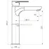 Смеситель для раковины BelBagno Loyd LOY-LMC-CRM
