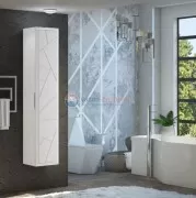 Шкаф-пенал opadiris луиджи, (00-00002268) белый матовый Шкаф-пенал opadiris луиджи, (00-00002268) белый матовый