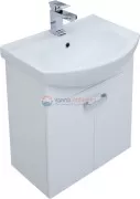Тумба под раковину Aquanet Ирис 60, 1 ящик, 2 дверцы, 00198381