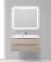 Тумба с раковиной BelBagno Marino MARINO-1000-2C-SO-RG-P, 100 х 44,5 х 55 см, Rovere Grigio - светлое дерево