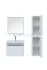 Тумба с раковиной Aquanet Nova Lite 75, 1 + 1 ящик в ящике, белый глянец