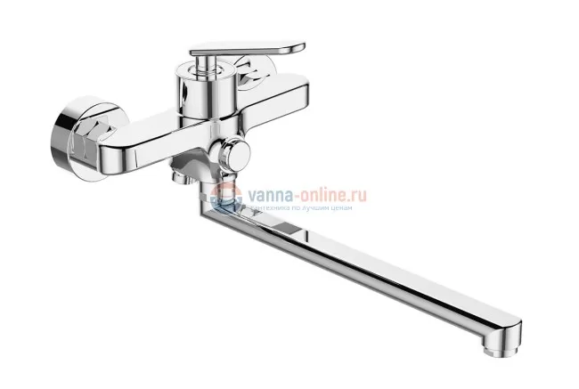 Смеситель Agger Beauty A2621100, для ванны и душа, хром