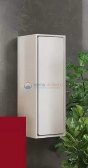 Пенал Sanvit Бруно, 30 х 80 см, подвесной, цвет - красный глянец