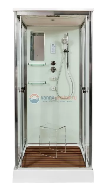 Душевая кабина Deto V9015, 90 x 90 см, с электрикой, гидромассажем, стекла матовые Душевая кабина Deto V9015, 90 x 90 см, с электрикой, гидромассажем, стекла матовые