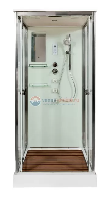 Душевая кабина Deto V9015, 90 x 90 см, с электрикой, гидромассажем, стекла матовые Душевая кабина Deto V9015, 90 x 90 см, с электрикой, гидромассажем, стекла матовые