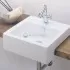 Раковина ArtCeram Quadro Semincasso QUL004 01; 00