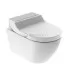 Электронный унитаз Geberit AquaClean Tuma Comfort 146.294.FW.1 с крышкой-биде, сталь нержавеющая матированная