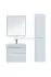Тумба с раковиной Aquanet Nova Lite 75, 2 ящика, белый глянец