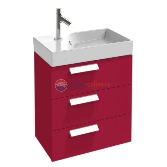 Тумба для раковины Jacob Delafon Rythmik EB1307-R3 цвет Малиновый
