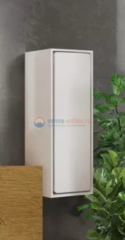 Пенал Sanvit Бруно, 30 х 80 см, подвесной, цвет - акация светлая