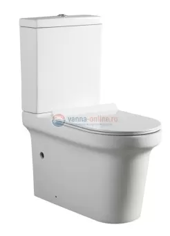 Напольный унитаз Aquanet Nova-C1 BL-101N-TPT-A с бачком 203339 безободковый, крышка микролифт