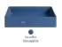 Раковина ArtCeram Scalino 38 SCL001 16; 00, накладная, цвет - blu zaffiro (синий сапфир), 38 х 38 х 11.5 см