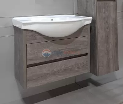 Тумба с раковиной Aquanet Сидней 60 243668, цвет - дуб рошелье