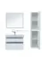 Тумба с раковиной Aquanet Nova Lite 90, 2 ящика, белый глянец