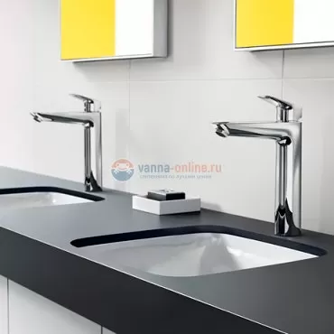 Смеситель для раковины Hansgrohe Logis 71090000 190 мм Смеситель для раковины Hansgrohe Logis 71090000 190 мм