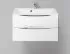 Тумба с раковиной BelBagno Marino MARINO-800-2C-SO-BL-P, 80х45х55 см, Bianco Lucido - белый глянец