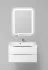Тумба с раковиной BelBagno Marino MARINO-800-2C-SO-BL-P, 80х45х55 см, Bianco Lucido - белый глянец