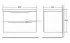 Тумба с раковиной BelBagno Marino MARINO-800-2C-SO-BL-P, 80х45х55 см, Bianco Lucido - белый глянец