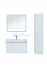 Тумба с раковиной Aquanet Nova Lite 90, 1 + 1 ящик в ящике, белый глянец