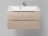 Тумба с раковиной BelBagno Marino MARINO-800-2C-SO-RG-P, 80 х 45 х 55 см, Rovere Grigio - светлое дерево