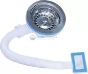 Сифон Iddis 011UPS0i84 для кухонной мойки с переливом