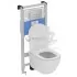 Инсталляция Ideal Standard ProSys R030501 с унитазом T007901 TESI AquaBlade, клавиша, сиденье микролифт, комплект