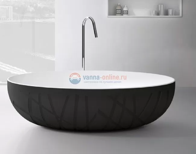 Ванна из искусственного камня NTBagno Ciotola NT307, 170 х 105 см