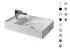Раковина ArtCeram Scalino 60 SCL003 05; 00, накладная, цвет - белый матовый, 60 х 38 х 11,5 см