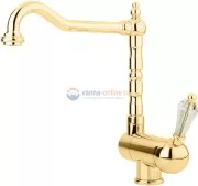 Смеситель Cezares VINTAGE-LLPM2-03-Sw для кухни, золото, ручки Swarovski Смеситель Cezares VINTAGE-LLPM2-03-Sw для кухни, золото, ручки Swarovski