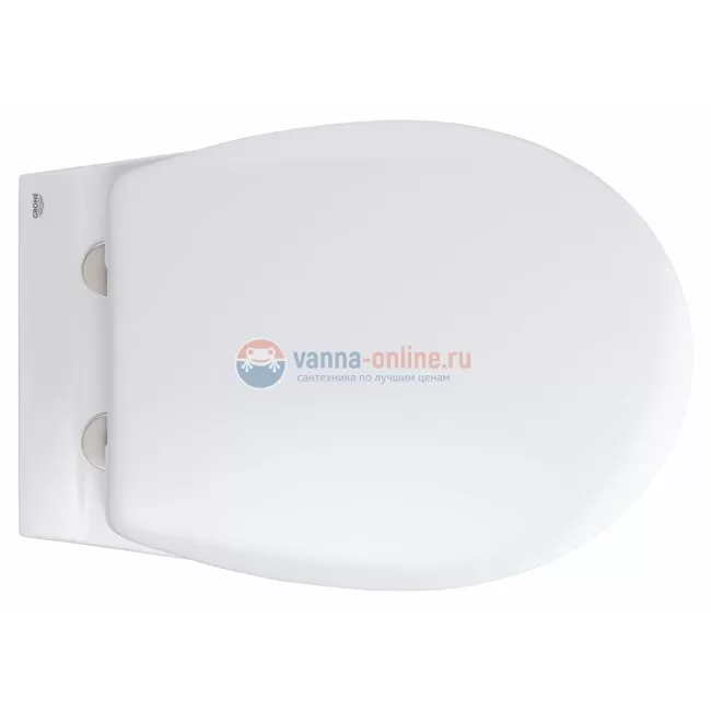 Подвесной унитаз Grohe Bau Ceramic 39351000, безободковый, крышка микролифт Подвесной унитаз Grohe Bau Ceramic 39351000, безободковый, крышка микролифт