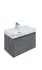Тумба c раковиной Aquanet Nova Lite 75, 1 + 1 ящик в ящике, дуб рошелье