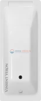 Ванна чугунная Vinsent Veron Italon 170x70x45