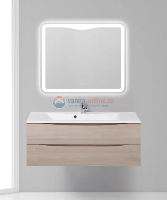 Тумба под раковину BelBagno Marino MARINO-1200-2C-SO-RG-P, 120 х 45 х 55 см, Rovere Grigio - светлое дерево