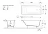 Ванна чугунная Vinsent Veron Italon 170x70x45 с отверстиями для ручек