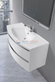 Тумба под раковину BelBagno Prospero BB800DVC/BL 80 см, белый глянцевый (Bianco Lucido)