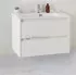Тумба с раковиной Belbagno KRAFT 39-700/390-2C-SO-BO 70 cм подвесная с 2 ящиками, Bianco Opaco