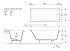 Ванна чугунная Vinsent Veron Kingston 180x80x50 с отверстиями для ручек